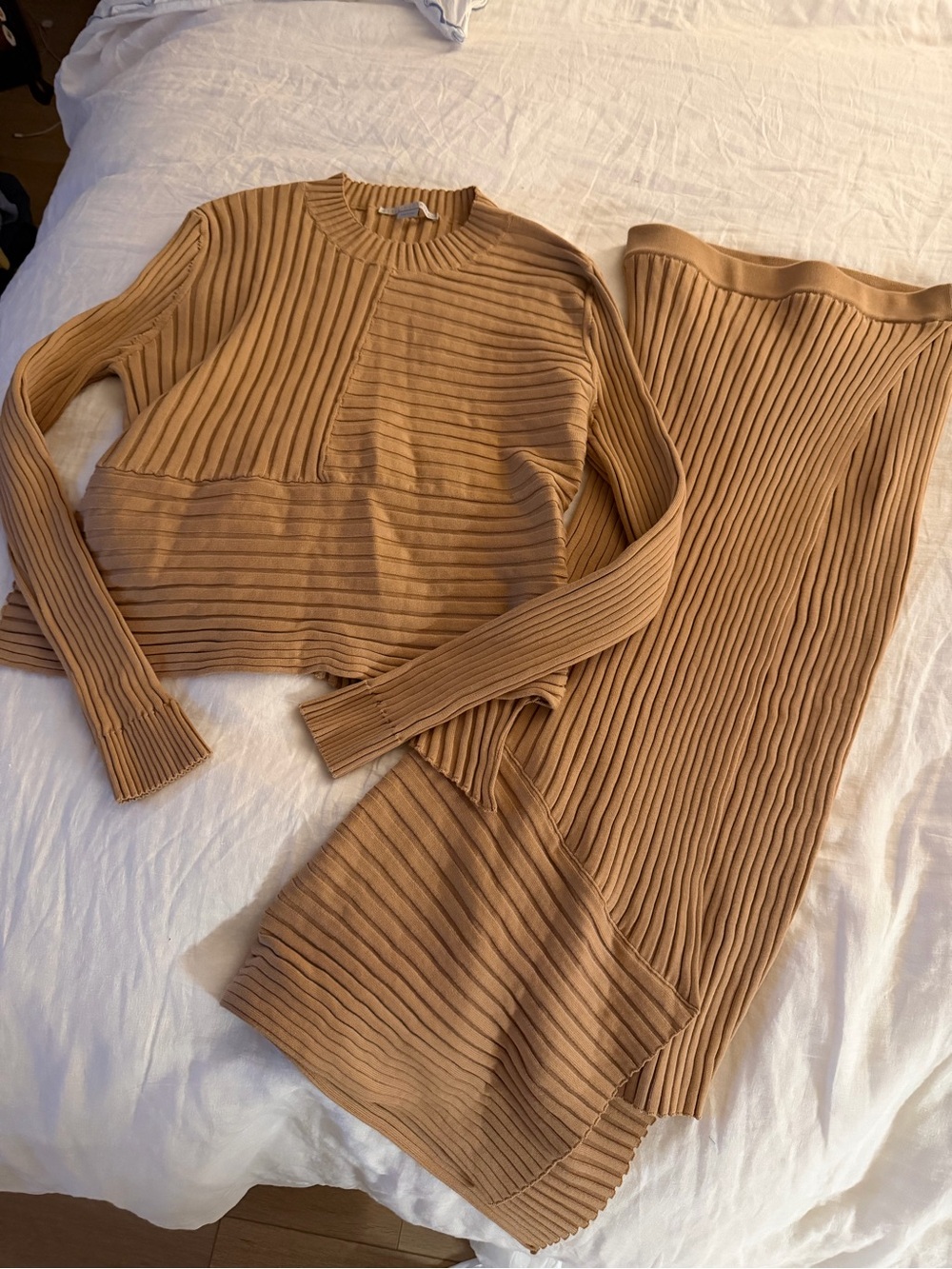 Stella McCartney 🐪 Camel Rib Knit SET - Picture 8 of 13